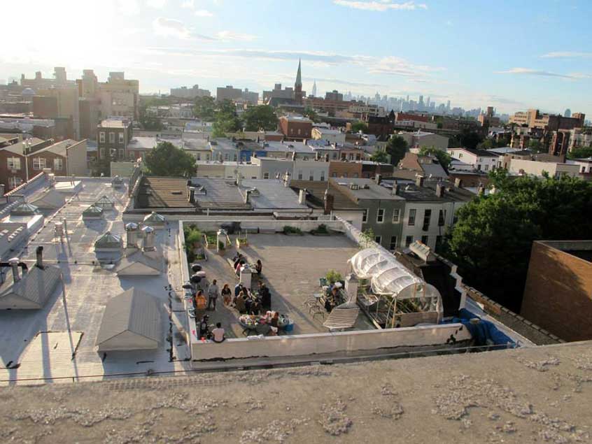 Rooftop à Brooklyn - juin
